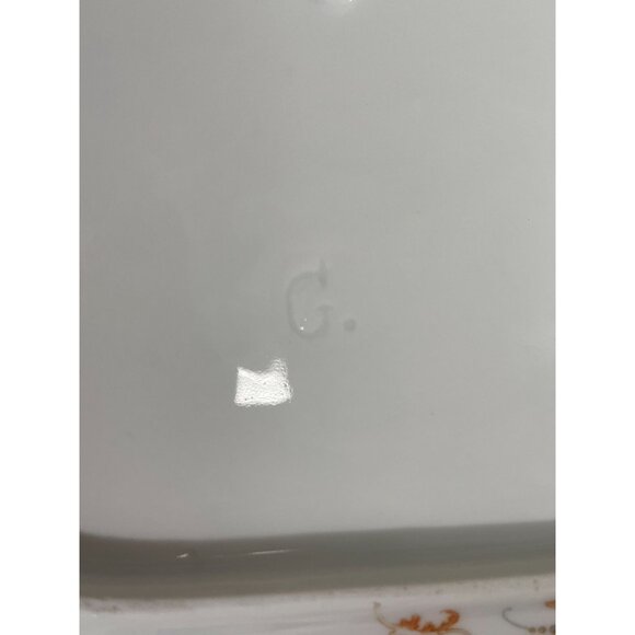 Vintage Haviland & Co Limoges Floral Rectangular Serving Platter - Picture 9 of 13